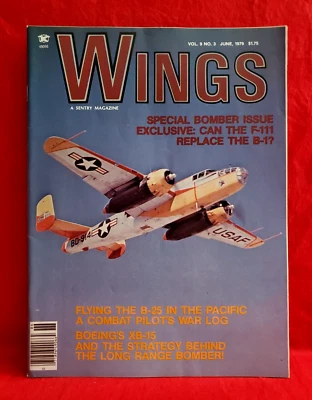 Wings A Sentry Magazine 1979 North American B-25J - Image 1 of 4