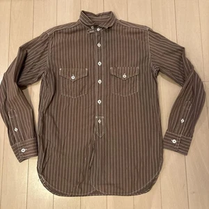 Camisa Wabash Real McCoys Marrón Talla 14 - Imagen 1 de 4