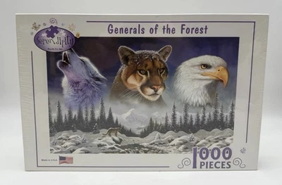 Serendipity 1000 шт. головоломка «Генералы леса» (17,25 «x 26,5») ~ новый - Изображение 1 из 4