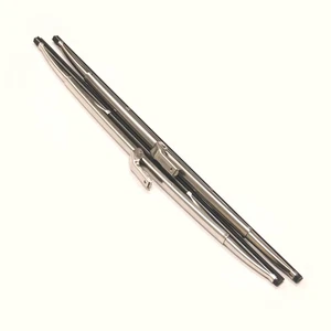 2x Edelstahl VA Wischerblätter 380mm mit 7x 2,5mm Steckbefestigung - Picture 1 of 1