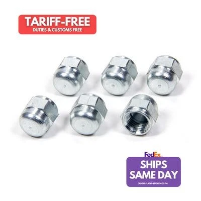 Aeroquip FCM3480, Set of 6 Zinc Steel #4 Steel Cap High Performance & Racing Par - Image 1 of 4