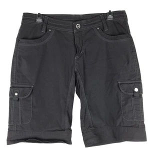 Kuhl Splash 11" Shorts Bermuda Cargo Pockets Utility Hiking Dark Gray Womens 10 - Picture 1 of 12