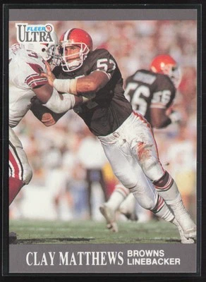 1991 Fleer Ultra Clay Matthews #31 Cleveland Browns - Image 1 of 2