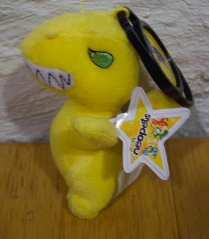 McDonald's Neopets YELLOW GRARRL CLIP 4" Stuffed Animal Cover