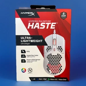 🔥 HyperX Pulsefire Haste Wired Gaming Mouse - White/Pink NEW FACTORY SEALED! - Zdjęcie 1 z 7