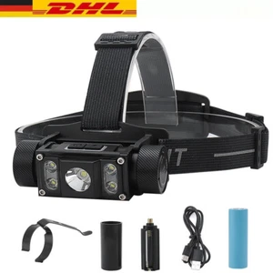 Stirnlampe Superhelle Stirnlampe Wiederaufladbare Stirnlampe  TYPE-C-Datenkabel - Bild 1 von 10