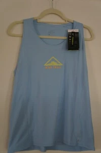 Nike Trail Damen Sport Top Shirt Größe M Hellblau Dri-Fit NEU - Bild 1 von 10