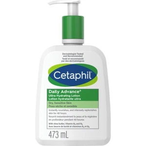 Cetaphil Daily Advance Lotion Ultra Hydrating Body Shea Butter Dry 473ml NEW - Picture 1 of 1