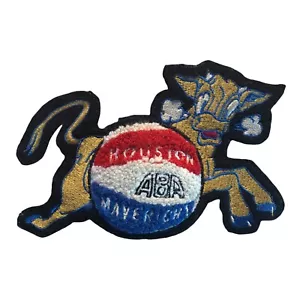 1968-69 HOUSTON MAVERICKS ABA BASKETBALL HARTHOLZ KLASSIKER 6" CHENILLE PATCH - Bild 1 von 1