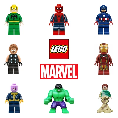 LEGO Marvel Super Hero Minifigures: New Never Assembled from Set - YOU PICK - Image 1 of 2