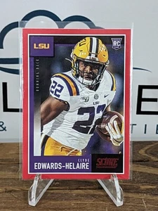 2020 Score Red Clyde Edwards Helaire RC LSU #376 - Picture 1 of 2