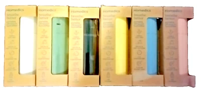 HoMedics Breathe Better Portable Ultrasonic Humidifier air GREEN USB charge mist - Image 1 of 4