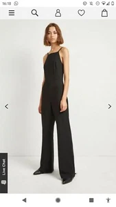 Women's French Connection Black Jumpsuit Size 10 - Imagen 1 de 3