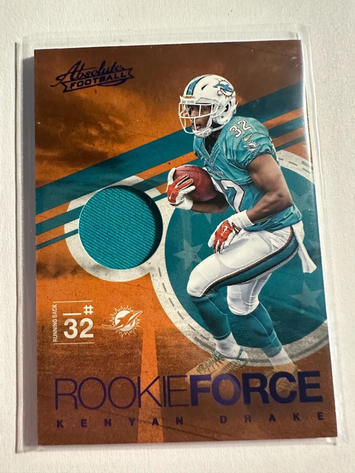 K117,740 - 2016 Absolute Rookie Force Jerseys Blue #25 Kenyan Drake - Image 1 of 1