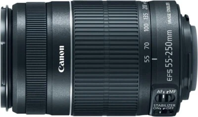 Canon EF-S 55-250mm f/4-5.6 IS II Lens For Canon Rebel - Image 1 of 3