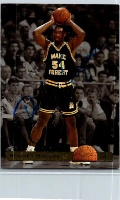 1993-94 -Rodney Rogers- Classic Autograph/Signed/Auto Basketball Card #SB5 - Image 1 of 2