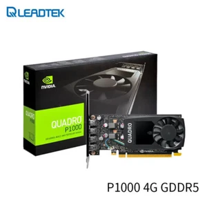 New For Nvidia Quadro P1000, 4GB GDDR5, 4x mDP (PNY VCQP1000-PB), 3536403354671 - Picture 1 of 4