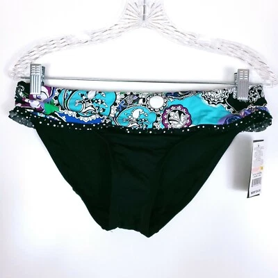 Kenneth Cole Reaction Women Swim Bottom Bikini Color Black Size S - NWT - Image 1 of 4