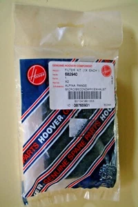NEW GENUINE HOOVER FILTER FOR ALPHINA RANGE 1 x  EACH MICRO/SECONDARY/EXHAUST - Picture 1 of 3