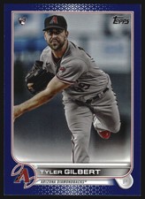 2022 Topps Royal Blue Diamondbacks Baseball Card #130 Tyler Gilbert