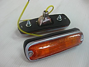 With for MAZDA RX2 RX-2 R100 1000 1200 1300 FRONT SIDE MARKER LIGHTS LAMPS si197 - Imagen 1 de 5