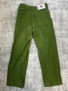 Bogner Apres Ski Green Wool Straight Leg Trousers Pants XS - Picture 1 of 5