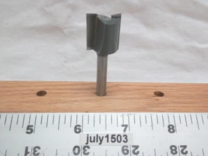 (1) NEW MLCS 3/4" D Straight Carbide Tipped Router Bit 1/4" Shank 2 flute n2 - Picture 1 of 4