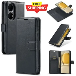 CASE FOR HUAWEI P20 30 P30 Lite Phone Models Leather Shockproof Wallet Cover - Picture 1 of 14