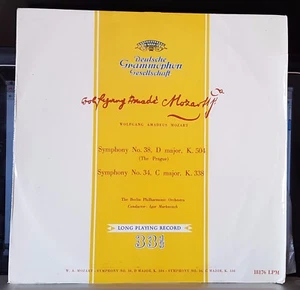 Mozart  Sinfonie 38 & 34, Igor Markevitch, Berlin Philharmonic Orchestra - LP - Bild 1 von 3