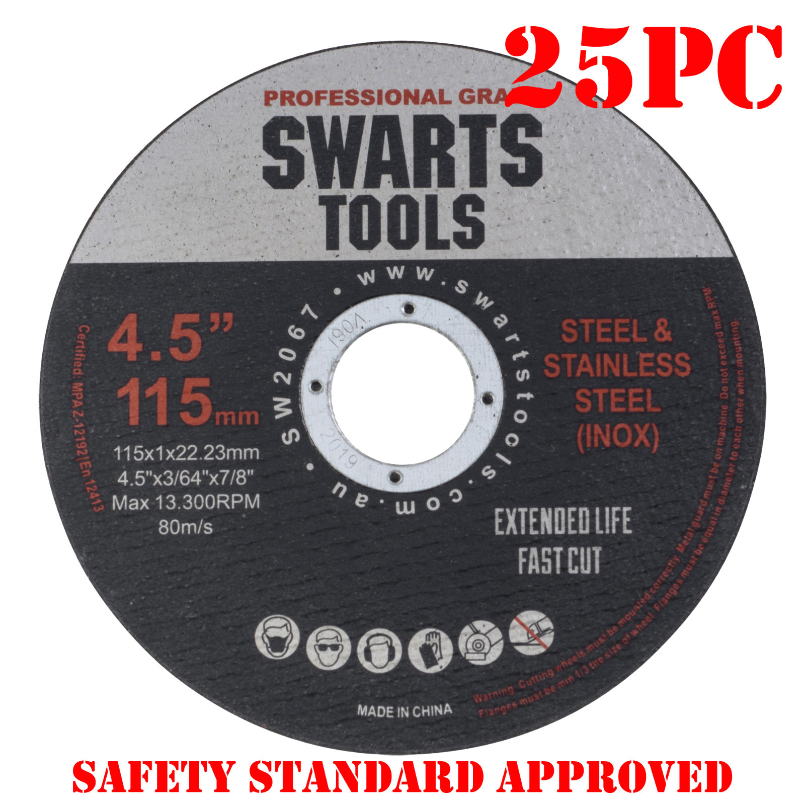 41/2" CUTTING DISC 115mm METAL CUT OFF WHEEL ANGLE GRINDER THIN STEEL