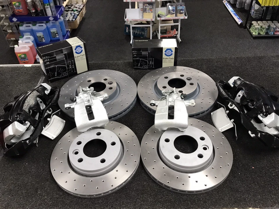 7E0615123 FRONT LEFT BRAKE CALIPER / 2827615 FOR VOLKSWAGEN MULTIVAN T5 7HM 7H