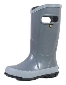 Bogs - Kids Unisex Rubber Waterproof Rain Boot Shoe, Gray, 1 US - Picture 1 of 5