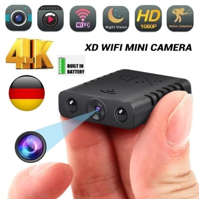 Mini Kamera 1080P HD Camera Überwachungskamera IR Cam Nachtsicht Einbrech AH - Bild 1 von 4