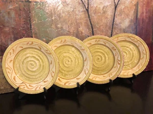 4 zertifizierte internationale CIC limettengrün Swirl große Speiseteller Portugal RAR - Bild 1 von 11