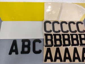 Kit de inicio de matrícula - Placas numéricas listas para usar 3D/4D 175 letras cada una - Imagen 1 de 5