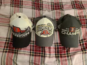Boston Red Sox Championship Hats Used - Picture 1 of 5