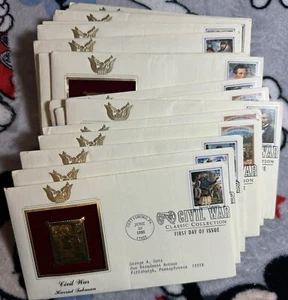 STAMPS 1995 -US  First Day Issue Artcraft Civil War  SET OF 19 - Picture 1 of 2