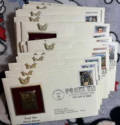 STAMPS 1995 -US  First Day Issue Artcraft Civil War  SET OF 19 - Image 1 of 2