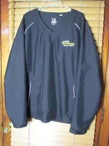 Dollar General Racing Men's 2XL Black Pullover Windbreaker Jacket Zip Pockets - Picture 1 of 6