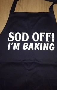 DELANTAL DIVERTIDO SOD OFF I'M BAKING PARA CHEFS Y COCINEROS PASTEL NUEVO - Imagen 1 de 5