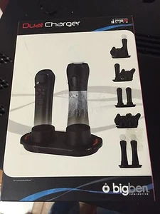 Dual Charge Ricarica Controller Telecomandi Playstation 3 Marca Big Ben Nuovo - Foto 1 di 1