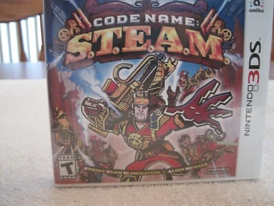 2015 NINTENDO 3DS CODE NAME S.T.E.A.M. STRIKE TEAM ELIMINATING THE ALIEN MENACE - Image 1 of 4