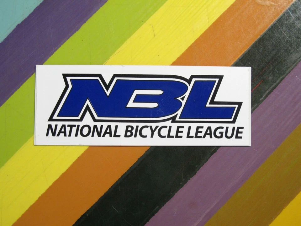 Pegatina de carrera BMX de colección de la Liga Nacional de Bicicletas de la NBL de los años 80-2000 - mediana/antigua Foto 1 de 1
