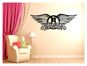 AEROSMITH LOGO vinilo pared arte pegatina calcomanía 36x13" Your Choice Of color - Imagen 1 de 3