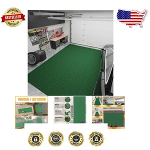 5' x 6'6" Commercial-Grade Muddy Mat Rug - Non-Slip, Durable Green Carpet - Picture 1 of 11