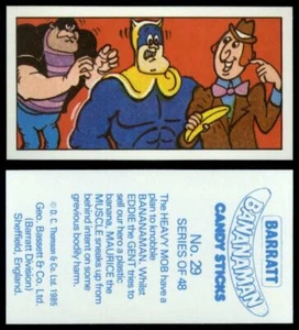 Barratt Bananaman #29 Basset Candy 1985 Card - Picture 1 of 1