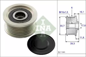Se adapta a INA 535 0249 10 alternador embrague de rueda libre stock DE - Imagen 1 de 5