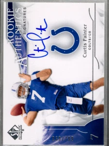 A1642- 2009 SP Authentique #344 Curtis Painter RC Auto /799 *ÉCHANTILLON PIC - Picture 1 of 2