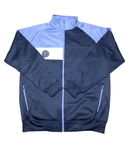 MLS New York City Football Club Majestic Full Zip Blue Sweatshirt - Men's XLT Cover