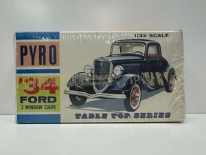 Vintage Pyro 1/32 Scale 1934 Ford 3-Window Coupe Model Kit (sealed) - Picture 1 of 3
